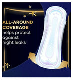 Always Ultra Sanitary Towels Secure Night Extra (Size 5) With Wings 14 Pads, Super Absorbent And Ultra Thin
