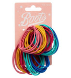 Boots kids bright thin multi coloured ponyband 50s
