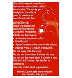 Honey & Lemon Flavour Ultra Chloraseptic Anaesthetic Throat Spray 0.71% w/v Oromucosal Spray (Benzocaine) - 15ml