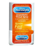 Honey & Lemon Flavour Ultra Chloraseptic Anaesthetic Throat Spray 0.71% w/v Oromucosal Spray (Benzocaine) - 15ml