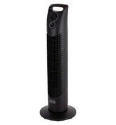 Black & Decker 30” Tower Fan with 2 Hour Auto Shut Off in Black