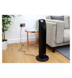 Black & Decker 30” Tower Fan with 2 Hour Auto Shut Off in Black