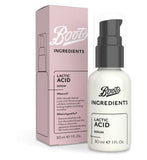 Boots Ingredients Lactic Acid Serum 30ml