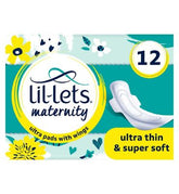 Lil-Lets Maternity Ultra Pads with Wings - 12 Pack