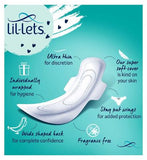 Lil-Lets Maternity Ultra Pads with Wings - 12 Pack