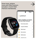 Fitbit Versa 4 Black Graphite