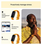 Fitbit Inspire 3 Health & Fitness Tracker Morning Glow