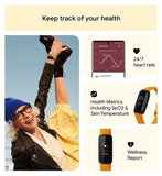 Fitbit Inspire 3 Health & Fitness Tracker Morning Glow