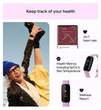 Fitbit Inspire 3 Health & Fitness Tracker Lilac Bliss