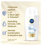NIVEA SUN UV Face Specialist Triple Protect Sun Cream Fluid SPF50+ 40ml