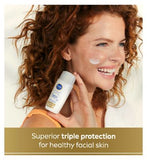 NIVEA SUN UV Face Specialist Triple Protect Sun Cream Fluid SPF50+ 40ml