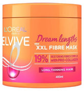 L'Oreal Paris Elvive Dream Lengths XXL Fibre Mask for Long, Damaged Hair 400ml