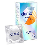 Durex Nude Wide Fit Condoms - 12 Pack