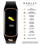 Radley Ladies Series 8 Black Silicone Strap Smart Watch