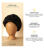 Pattern Satin Cap