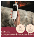 Dreamland Intelliheat Faux Fur Warming Throw - Alaskan Husky