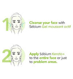 Bioderma Sebium Kerato+ 30ml anti-blemish gel cream for acne prone skin 30ml