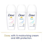 Dove Women Antiperspirant Deodorant Roll On Classic 50ml