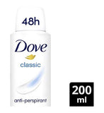 Dove Classic with ¼ moisturising cream Anti-perspirant Deodorant Spray for 48 hours of protection 200ml