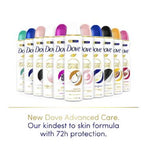 Dove Advanced Care Coconut & Jasmine Anti-Perspirant Deodorant Spray with plant based moisturiser for 72hour protection 200ml