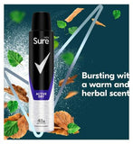 Sure Men Antiperspirant Aerosol Active Dry 200 ml