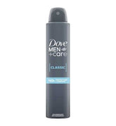 Dove Men+Care Classic Anti-Perspirant Deodorant Spray with 1/4 moisturising cream for 48hr sweat and odour protection 200ml