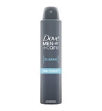 Dove Men+Care Classic Anti-Perspirant Deodorant Spray with 1/4 moisturising cream for 48hr sweat and odour protection 200ml