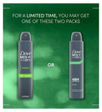 Dove Men+Care Fresh deodorant for men with 1/4moisturising cream Antiperspirant Aerosol for 48h sweat and odour protection 200ml