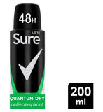 Sure Men Antiperspirant Aerosol Quantum Dry 200 ml