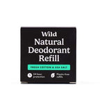 Wild Men's Fresh Cotton & Sea Salt Deodorant Refill 40g