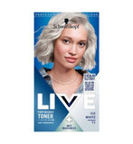 Schwarzkopf LIVE Ice White Hair Toner Post Bleach Semi-Permanent T1