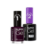 Rimmel London Supergel Plum Pudding and Topcoat Duo
