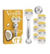 Venus Comfort Glide Coconut Plus Olay Razor- 8 Blades