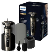 Philips S9000 Prestige Wet & Dry Electric Shaver with Pop-up Trimmer, Beard Styler, Nose Trimmer & Accessories – SP9883/35