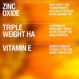 Grown Alchemist Natural Hydrating Sunscreen SPF30 Mineral Zinc-Oxide, Rosehip Oil + Hyaluronic Acid 50ML