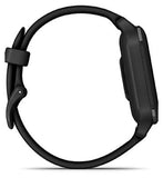 Garmin Venu® Sq 2 Music Smartwatch - Slate Aluminium Bezel With Black Case And Silicone Band