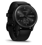 Garmin Vívomove® Sport Smartwatch - Black Sillicon