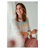 Garmin Vívomove® Sport Smartwatch - Ivory Case and Silicone Band with Peach Gold Accents