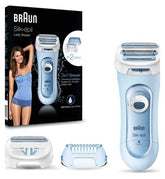 Braun Silk-épil Lady Shaver 5-160 Blue - 3-in-1 Wet & Dry Electric Shaver