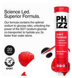 Phizz Mixed Berry 3-in-1 Hydration, Electrolytes and Vitamins Effervescent (20 Tablets)