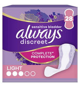 Always Discreet Incontinence Liners Light 28 liners