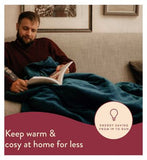 Dreamland Intelliheat Throw - Teal