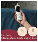 Dreamland Intelliheat Throw - Teal