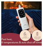 Dreamland Herringbone Throw - Navy Blue