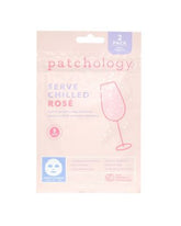 Patchology Serve Chilled Rosé Sheet Mask 2 Pack