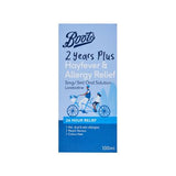 Boots 2 Years Plus Hayfever & Allergy Relief 5mg/ 5ml Oral Solution -100 ml