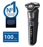 Philips Wet & Dry Electric Shaver Series 5000 with Pop-up Trimmer, Soft Case and Full LED Display – S5887/10