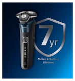 Philips Wet & Dry Electric Shaver Series 5000 with Pop-up Trimmer, Travel Case, Nose Trimmer and Full LED Display – S5889/11