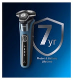 Philips Wet & Dry Electric Shaver Series 5000 with Pop-up Trimmer, Travel Case, Quick-Clean Pod & Full LED Display – S5880/50