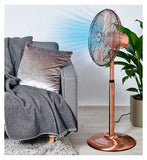 Tower 16"Pedestal Cooling Fan in Copper and 3 Speeds